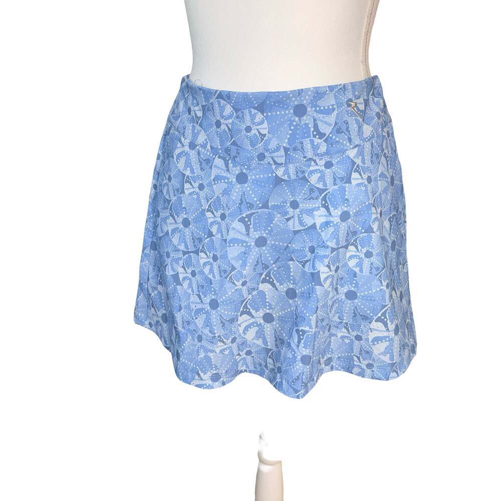 Chervo Sunblock Blue Floral Print Golf Skort